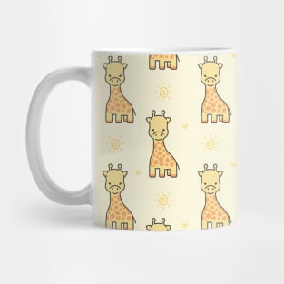 Giraffe Cute Animal Pattern Mug